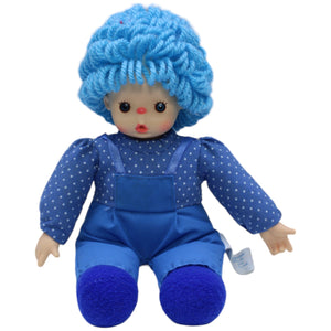 1236559 Baby Club Puppe mit blauen Haaren & Latzhose Puppe Kumpel Leo C&A Gebraucht