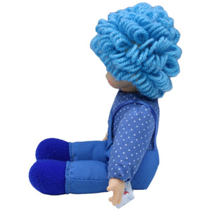 1236559 Baby Club Puppe mit blauen Haaren & Latzhose Puppe Kumpel Leo C&A Gebraucht