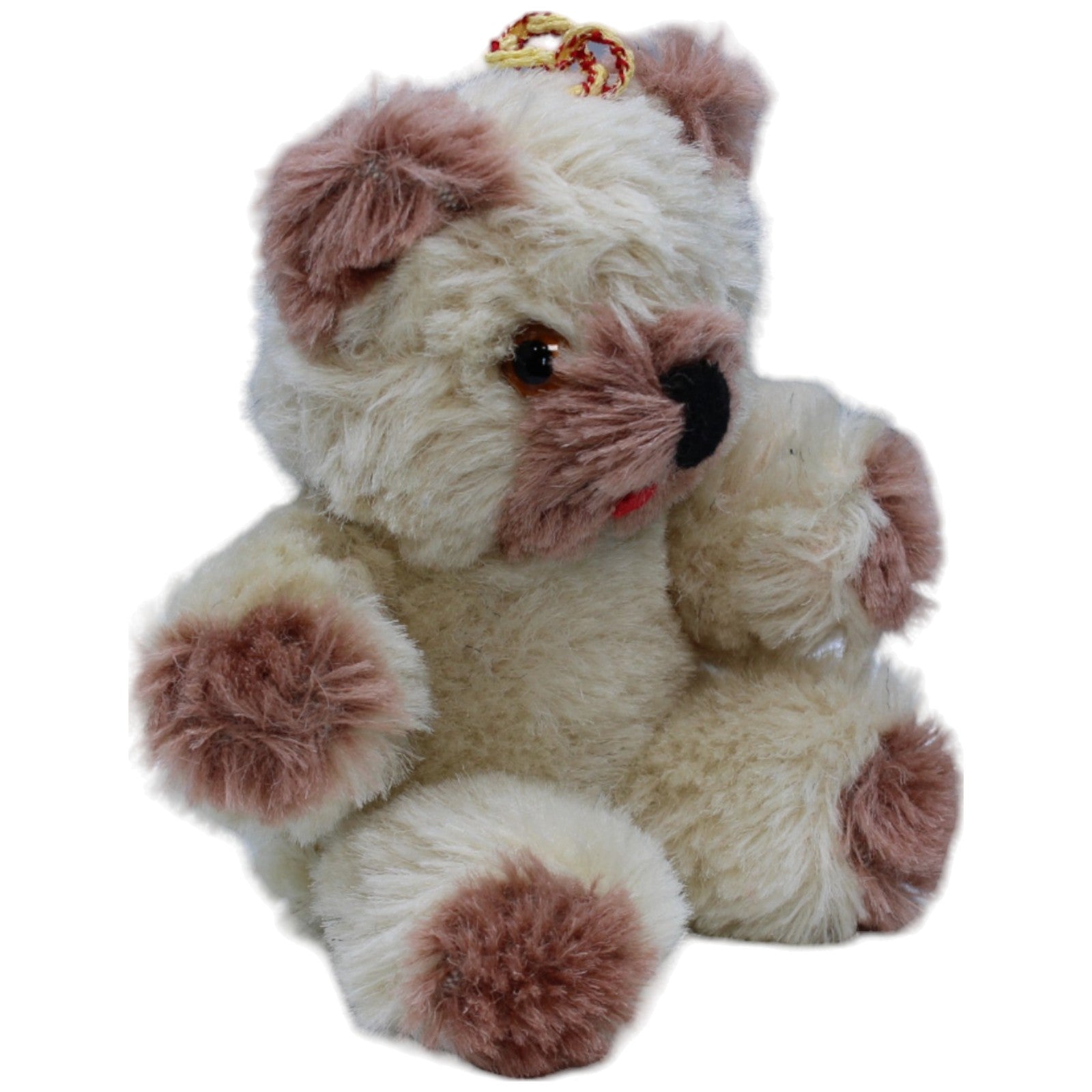 1236568 Unbekannt Kleiner Teddybär aus reiner Wolle Kuscheltier Kumpel Leo Bär Gebraucht Teddy