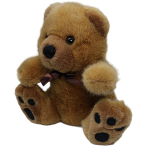 1236588 Bob der Bär Hübscher brauner Teddybär mit Schleife, sitzend Kuscheltier Kumpel Leo Bär Gebraucht Teddy