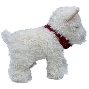 1236590 Teddy - Hermann West Highland - Terrier mit rotem Halstuch Kuscheltier Kumpel Leo Gebraucht Hund