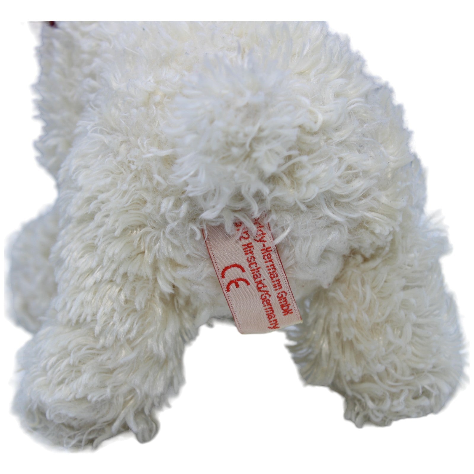 1236590 Teddy - Hermann West Highland - Terrier mit rotem Halstuch Kuscheltier Kumpel Leo Gebraucht Hund