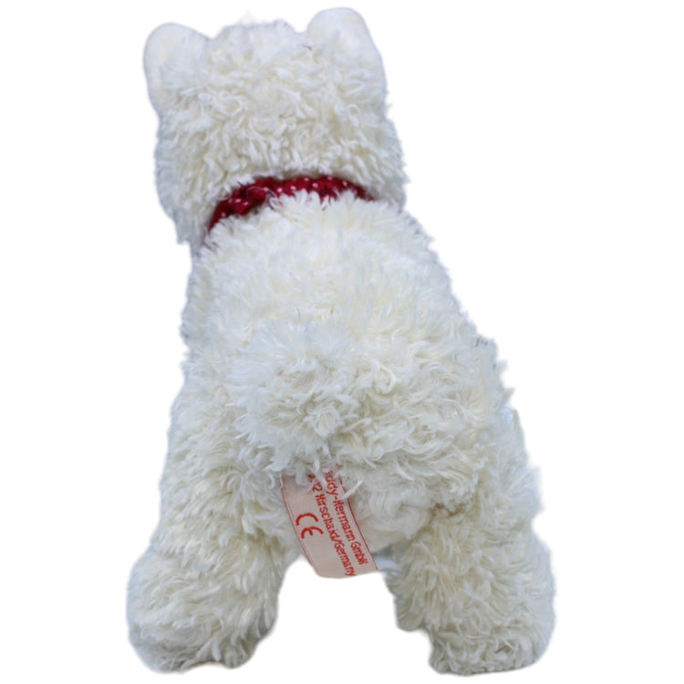 1236590 Teddy - Hermann West Highland - Terrier mit rotem Halstuch Kuscheltier Kumpel Leo Gebraucht Hund