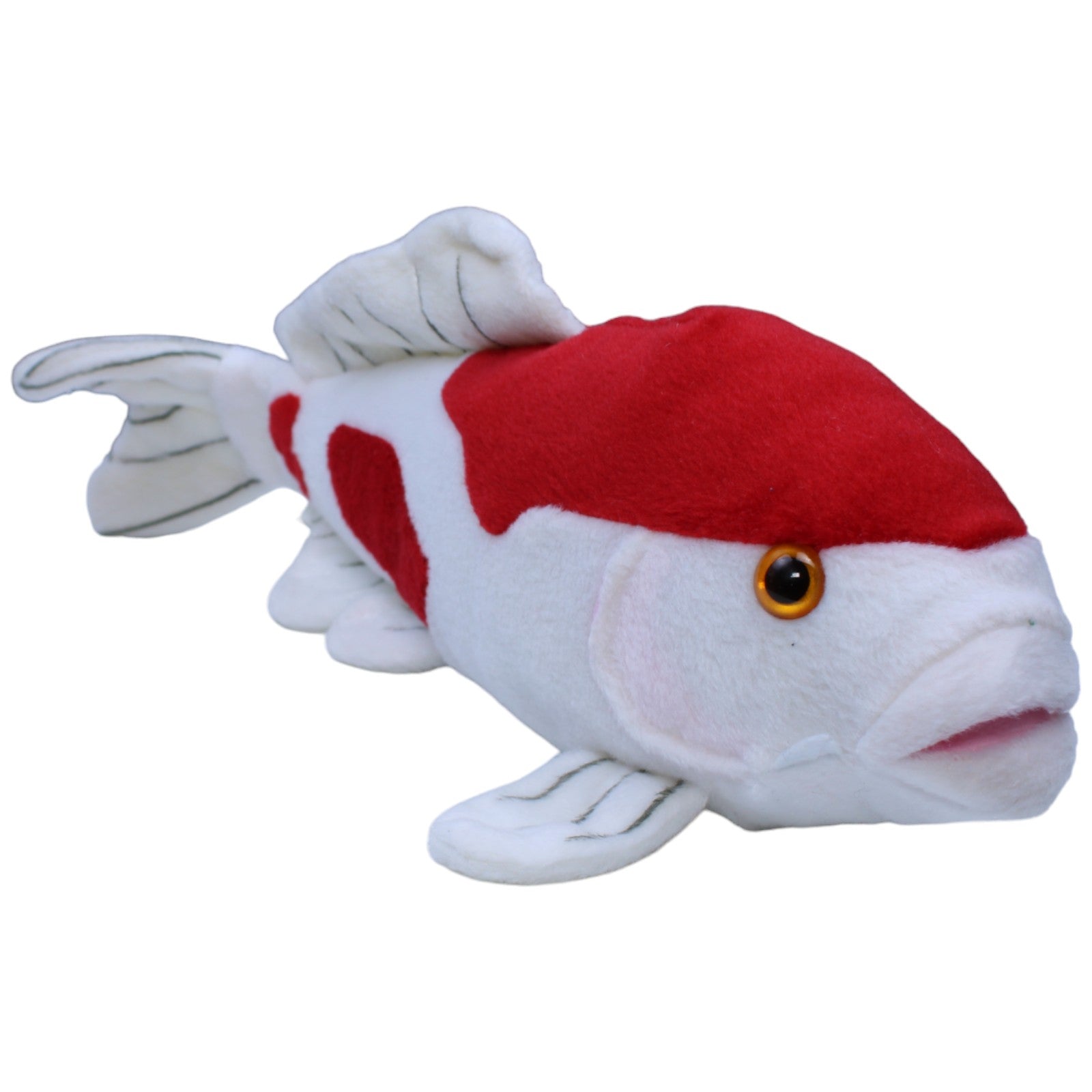 1236619 Koi Discount Koi Fisch, rot - weiß Kuscheltier Kumpel Leo Fisch Gebraucht