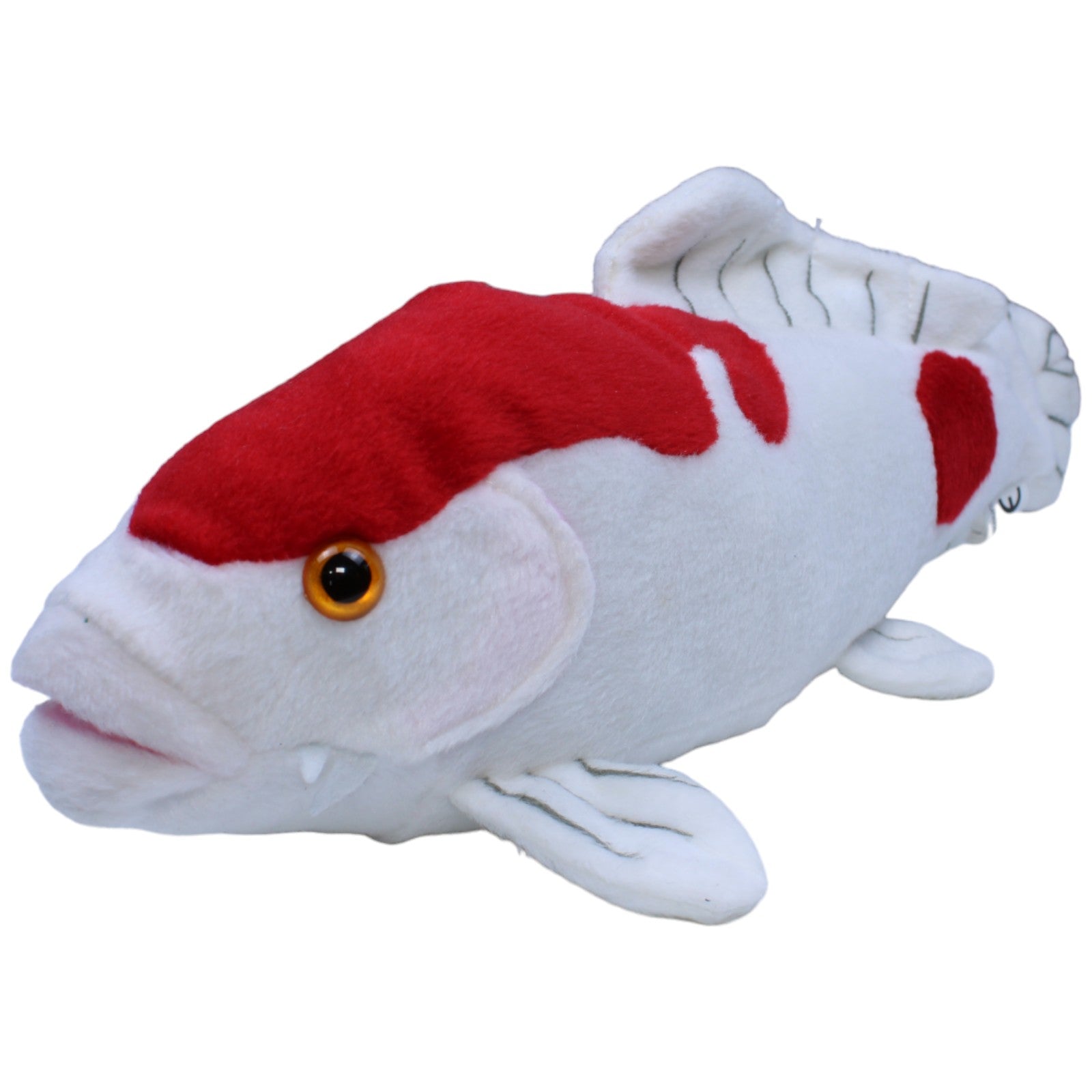 1236619 Koi Discount Koi Fisch, rot - weiß Kuscheltier Kumpel Leo Fisch Gebraucht