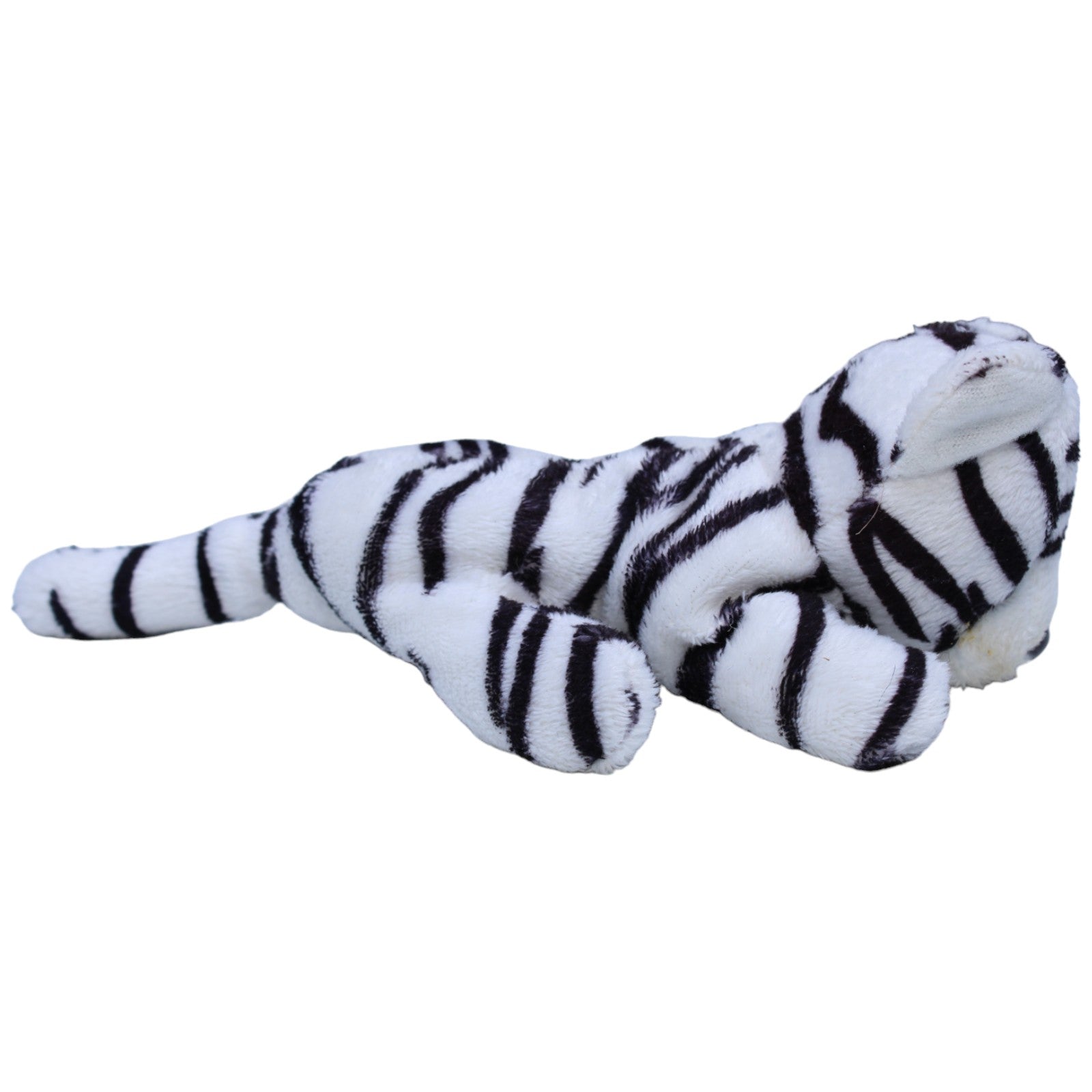 1236638 cyber - Wear.de Walter Maskottchen, Tiger - tec® Silver Kuscheltier Kumpel Leo Gebraucht