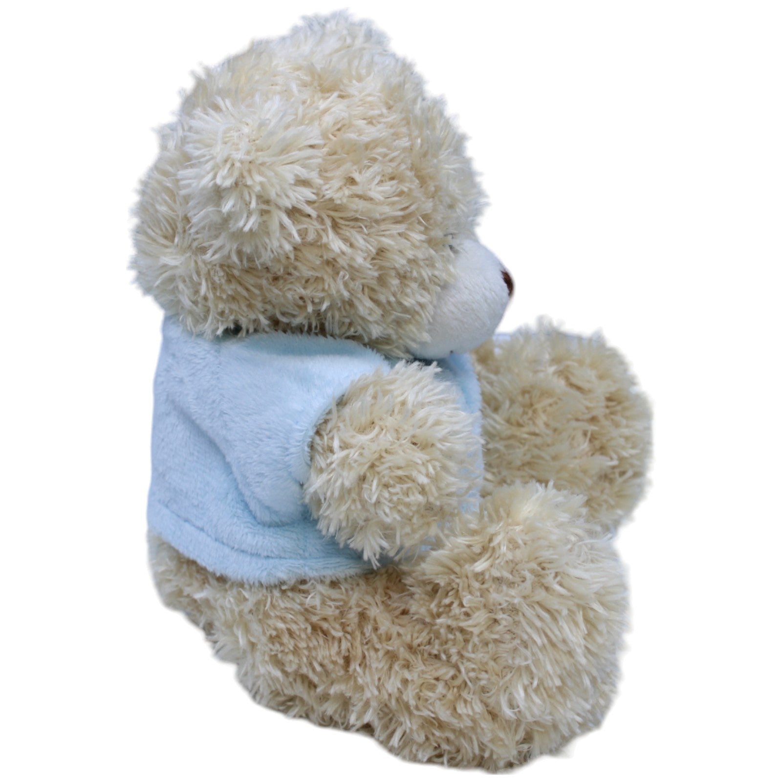 1236642 Brauns - Heitmann Teddybär mit blauem Pullover "I Love You" Kuscheltier Kumpel Leo Bär Gebraucht Teddy