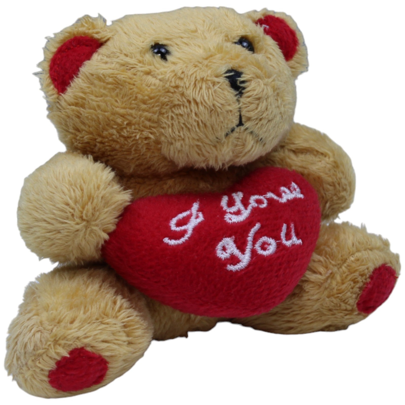 1236652 Heunec Mini - Teddybär "I Love You", braun Kuscheltier Kumpel Leo Bär Gebraucht