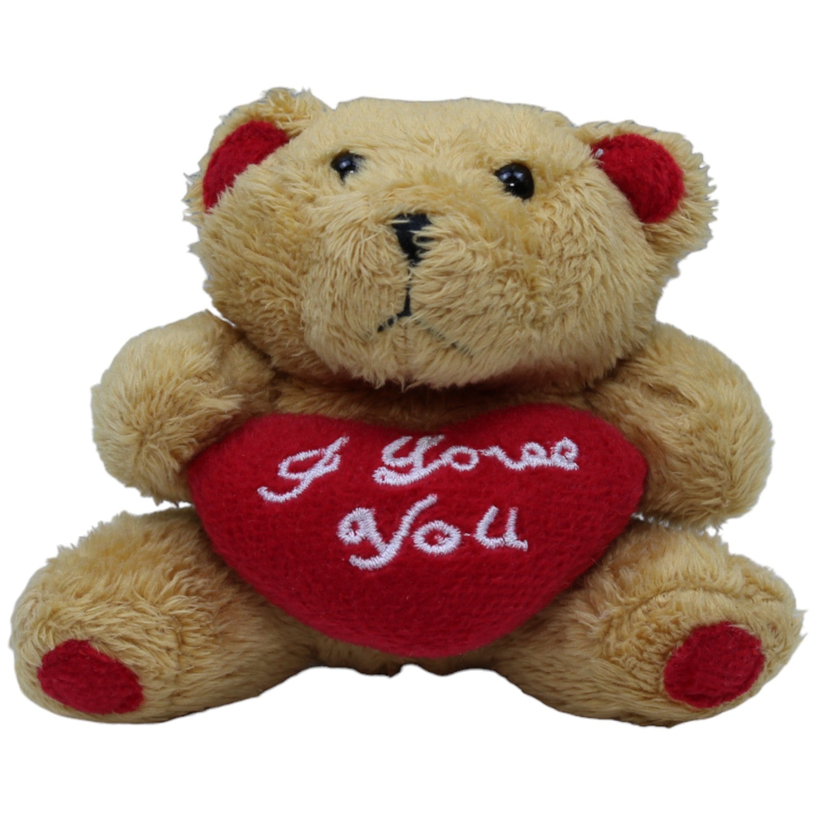 1236652 Heunec Mini - Teddybär "I Love You", braun Kuscheltier Kumpel Leo Bär Gebraucht