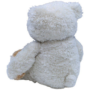 1236654 Nanu - Nana Weißer Teddybär mit braunen Pfoten, sitzend Kuscheltier Kumpel Leo Bär Gebraucht Teddy