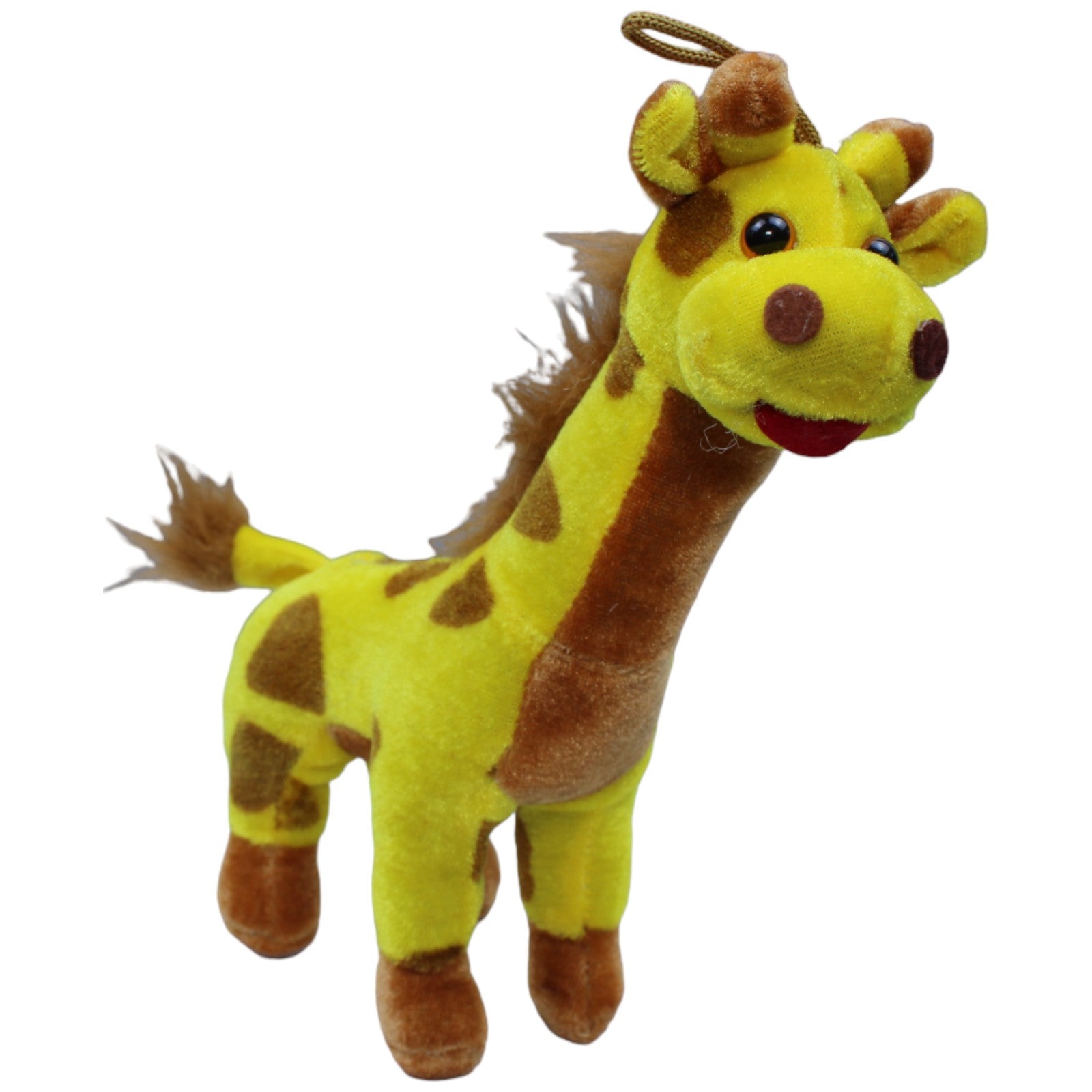 1236661 Paul Hamburg Giraffe mit rausgestreckter Zunge, stehend Kuscheltier Kumpel Leo Gebraucht