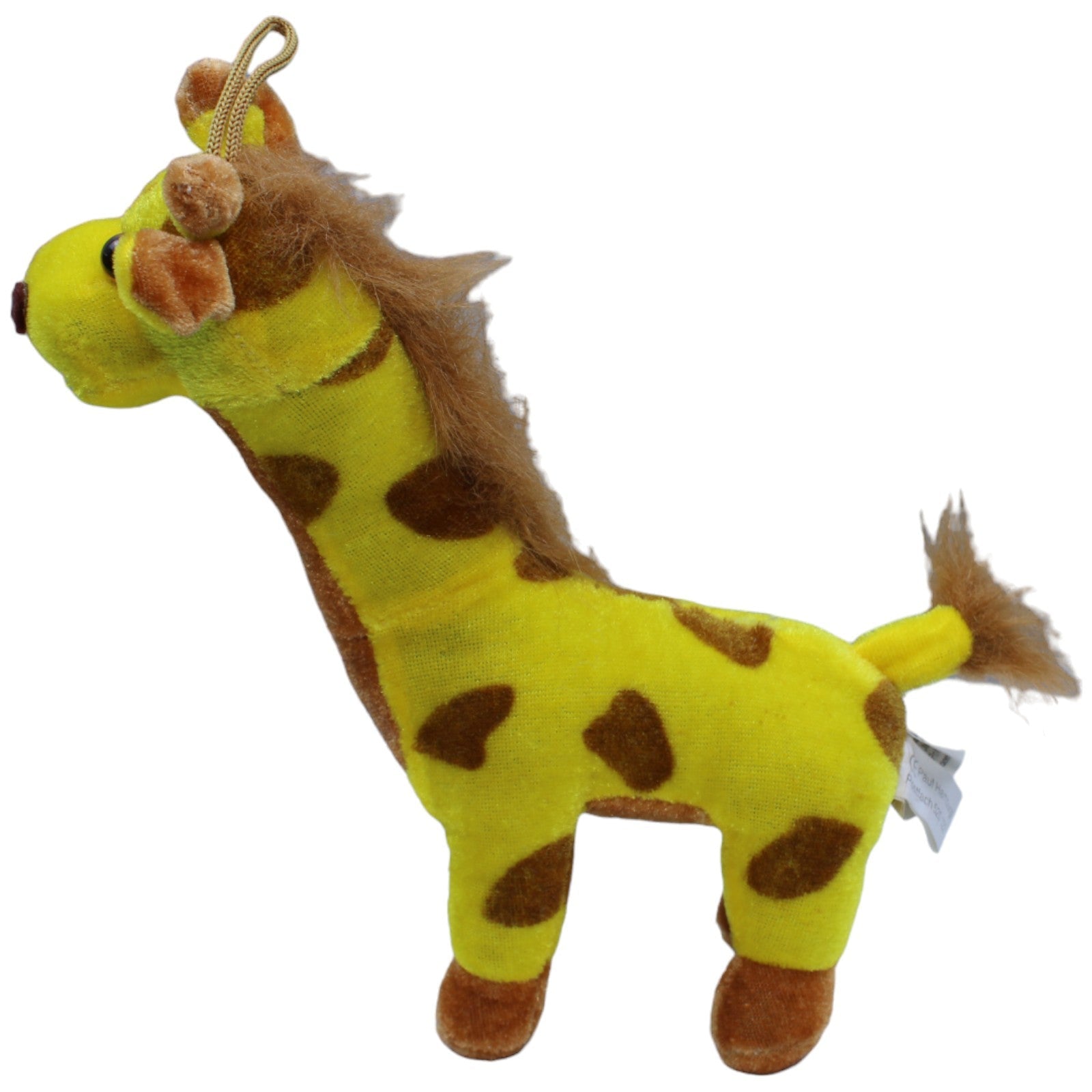 1236661 Paul Hamburg Giraffe mit rausgestreckter Zunge, stehend Kuscheltier Kumpel Leo Gebraucht