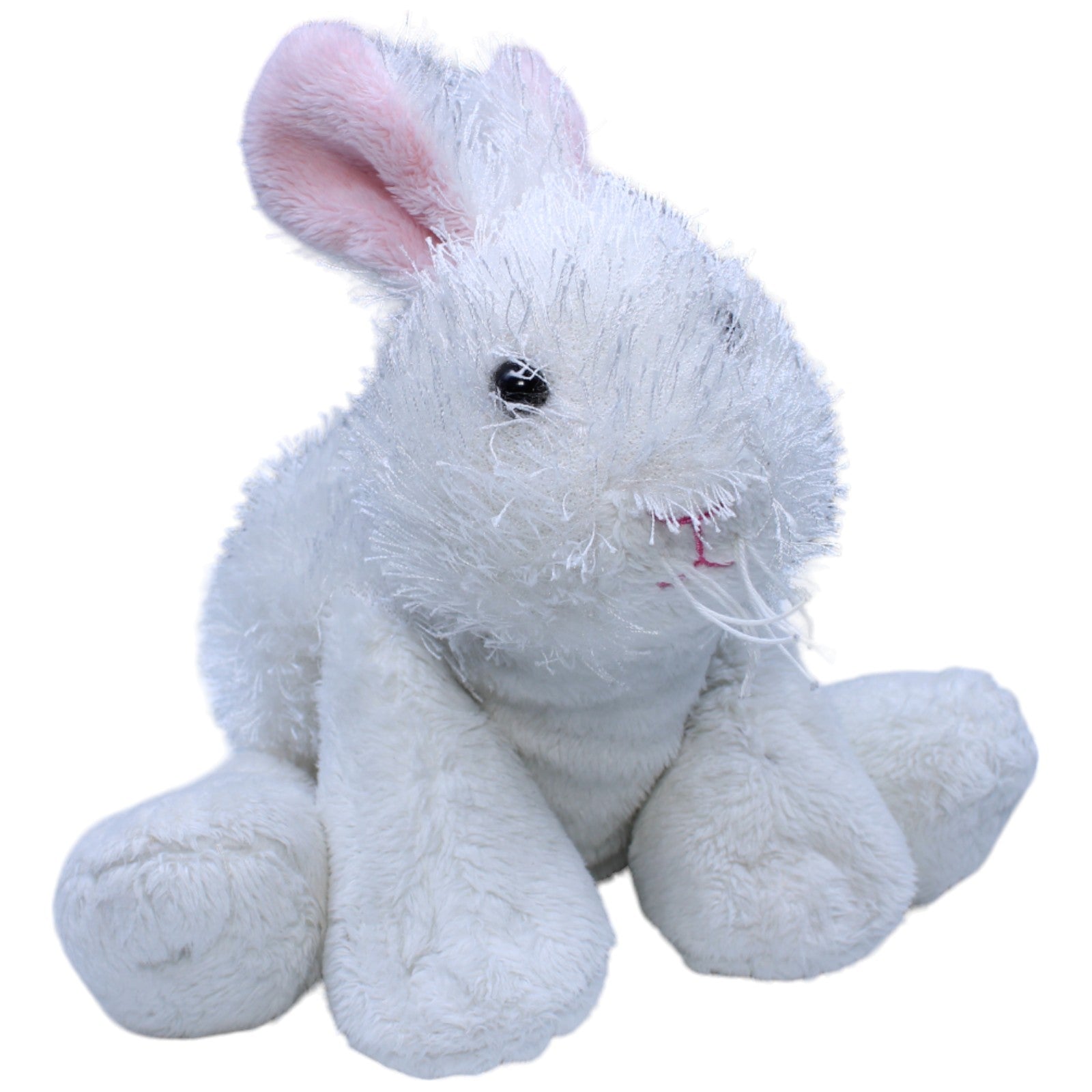 1236664 Kaufmann Stelly, weißer Hase Kuscheltier Kumpel Leo Gebraucht Kaninchen