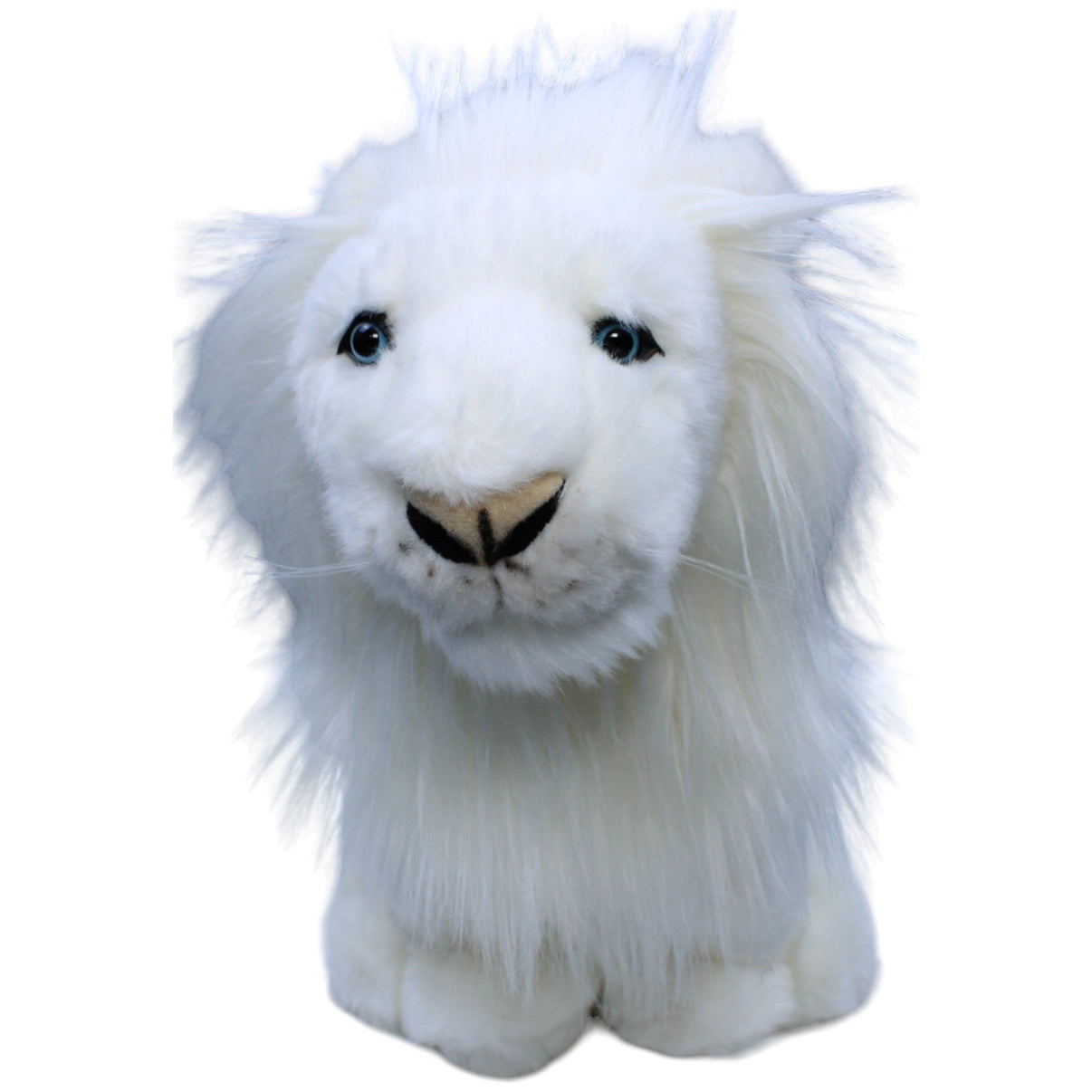1236667 SEMO Weißer Löwe, sitzend Kuscheltier Kumpel Leo Gebraucht