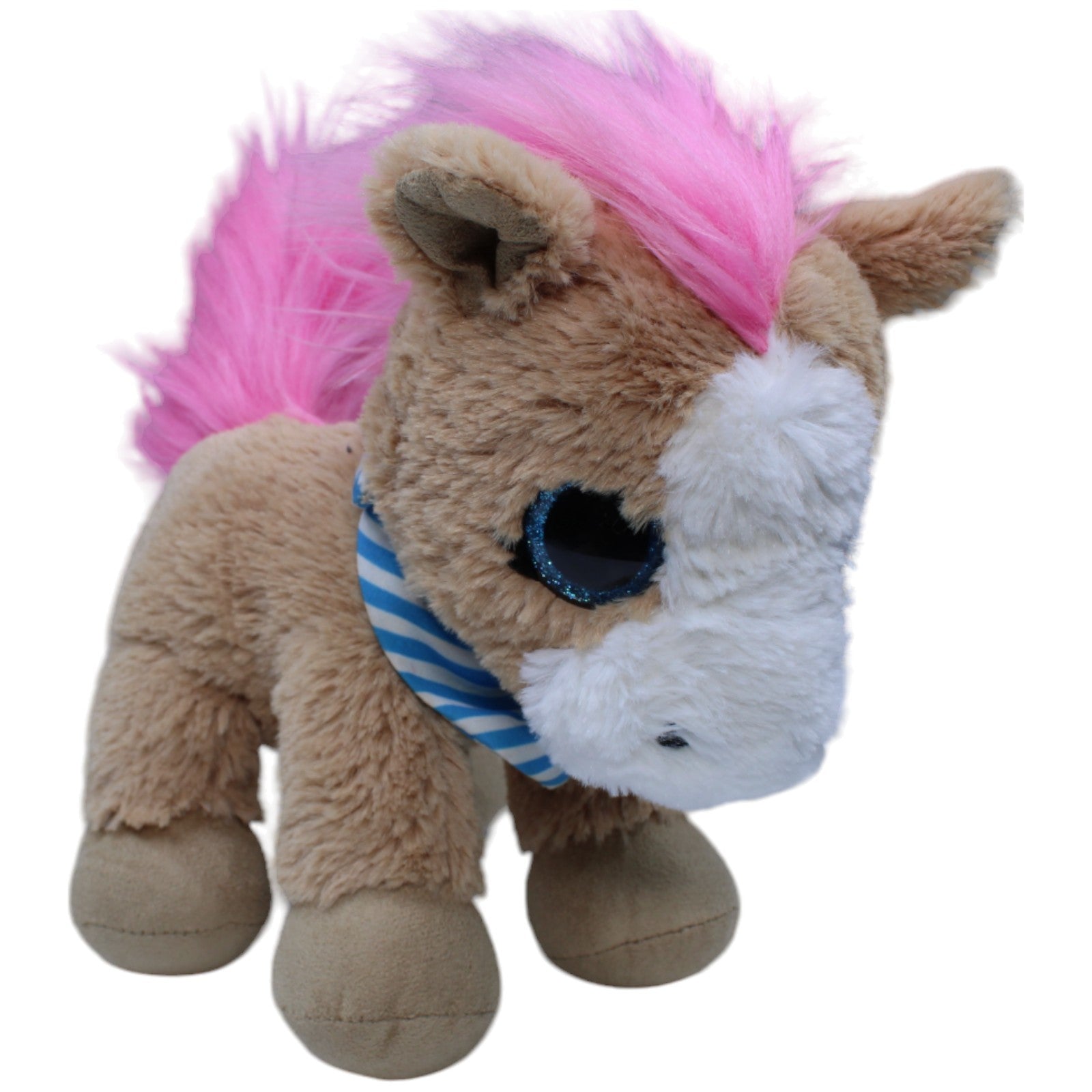 1236668 Depesche Snukis, Pferd Bella mit pinker Mähne Kuscheltier Kumpel Leo Gebraucht