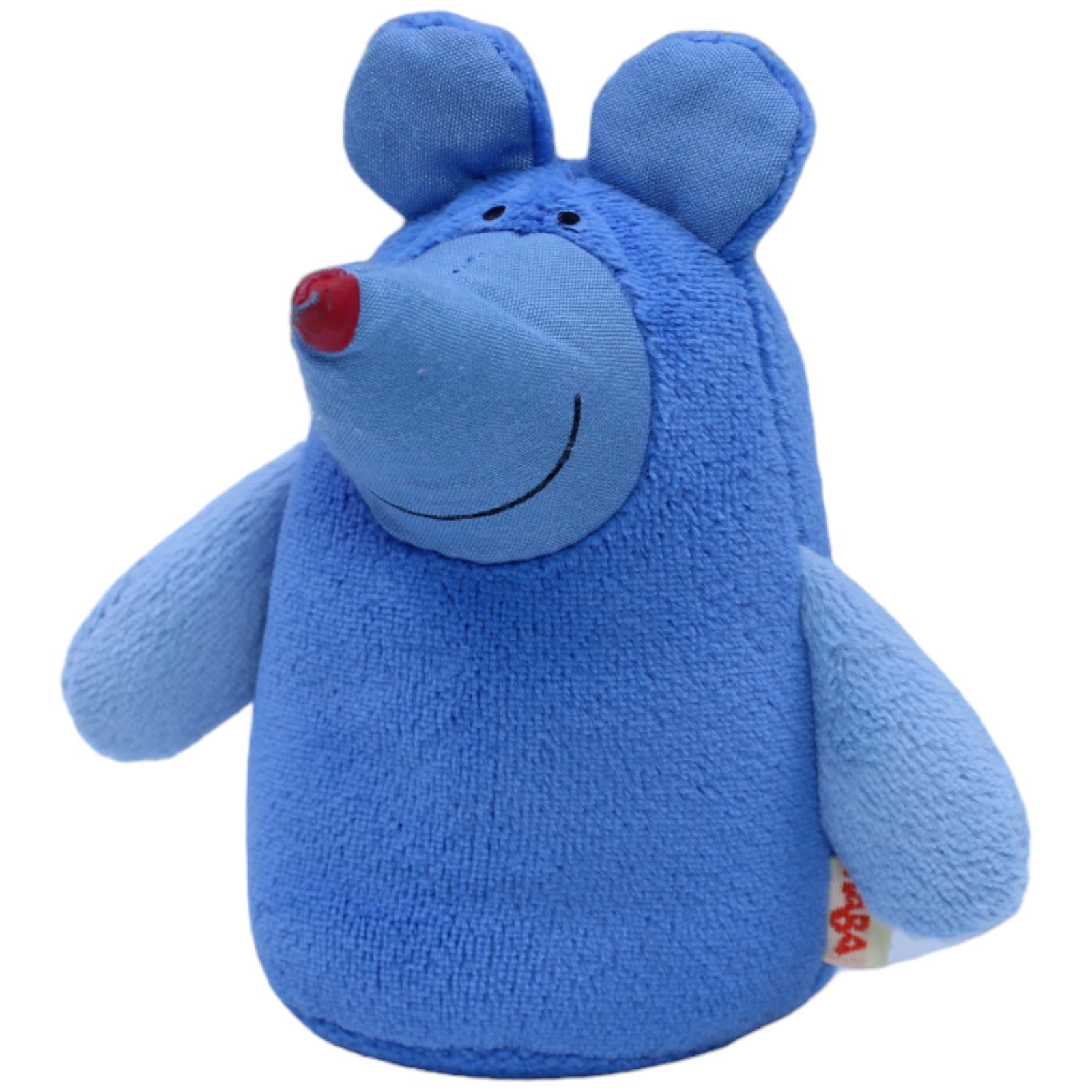 1236679 HABA Süße blaue Maus, mini Kuscheltier Kumpel Leo Gebraucht