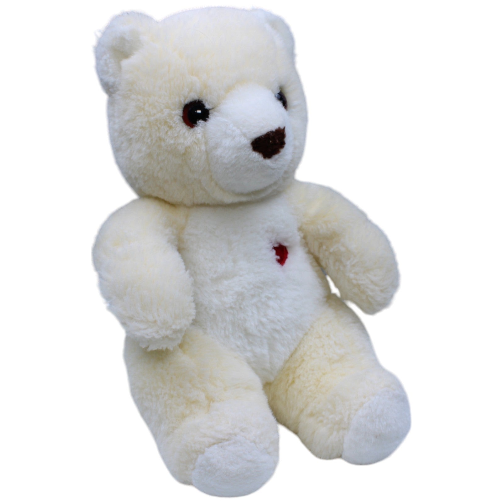 1236684 Unbekannt Teddybär mit gesticktem Herz, sitzend Kuscheltier Kumpel Leo Bär Gebraucht Teddy