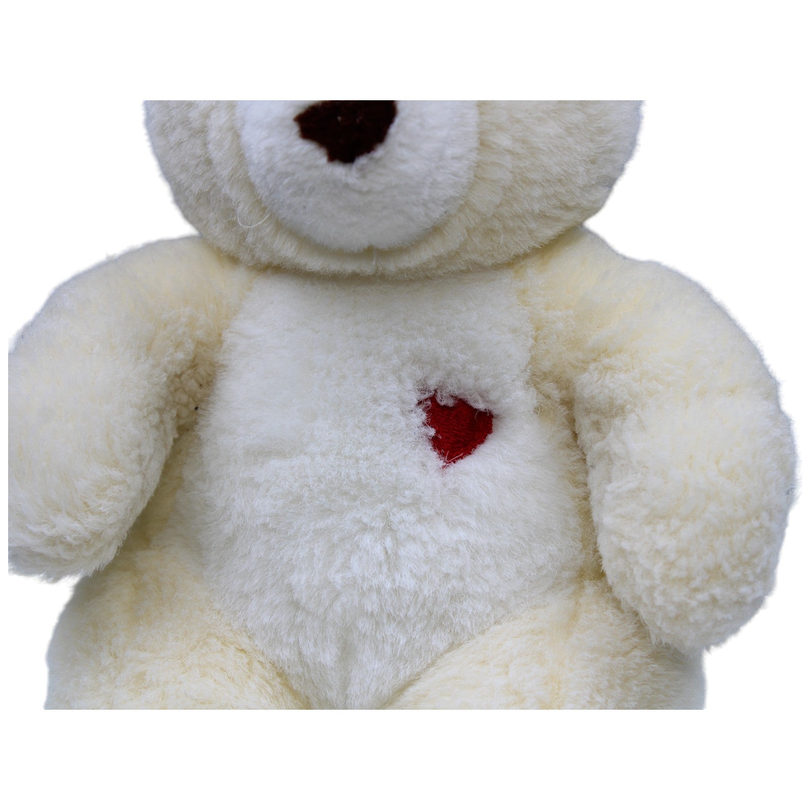 1236684 Unbekannt Teddybär mit gesticktem Herz, sitzend Kuscheltier Kumpel Leo Bär Gebraucht Teddy