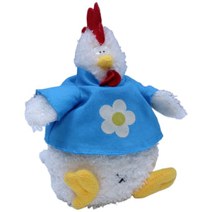 1236685 PlayTime Hahn mit Blumen - Shirt, sitzend Kuscheltier Kumpel Leo Gebraucht Henne Huhn