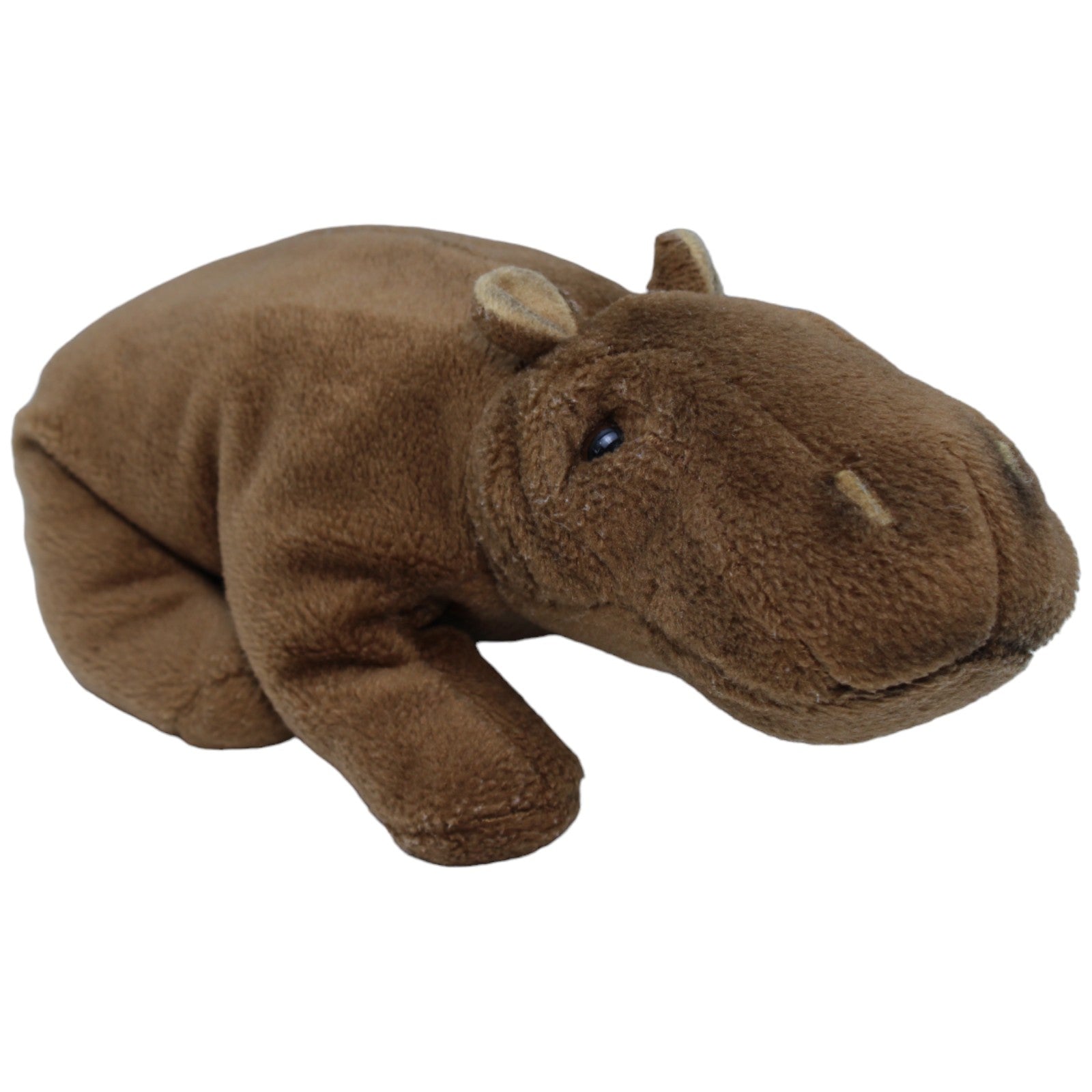 1236691 Simba Super Toys, braunes Nilpferd Kuscheltier Kumpel Leo Gebraucht Hippo