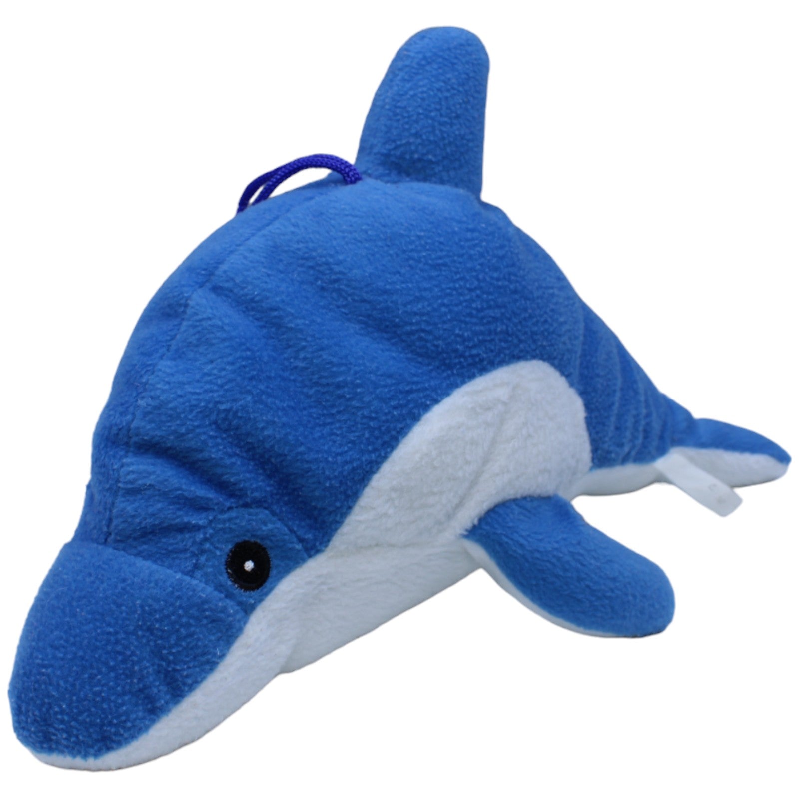 1236692 Unbekannt Delfin, blau - weiß Kuscheltier Kumpel Leo Gebraucht