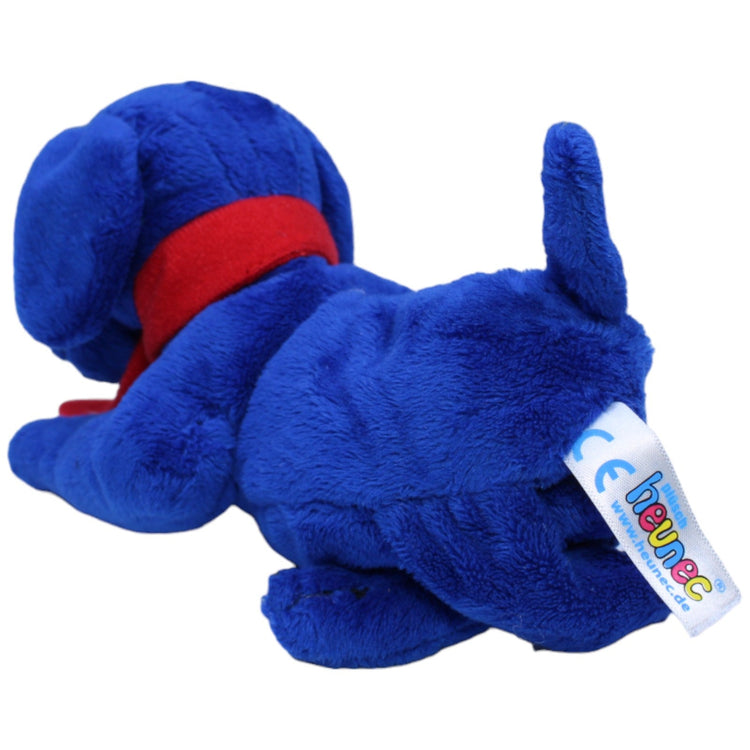 1236698 Heunec HIRMER, blauer Hund liegend Kuscheltier Kumpel Leo Gebraucht