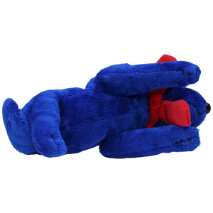 1236698 Heunec HIRMER, blauer Hund liegend Kuscheltier Kumpel Leo Gebraucht