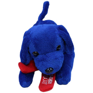 1236698 Heunec HIRMER, blauer Hund liegend Kuscheltier Kumpel Leo Gebraucht