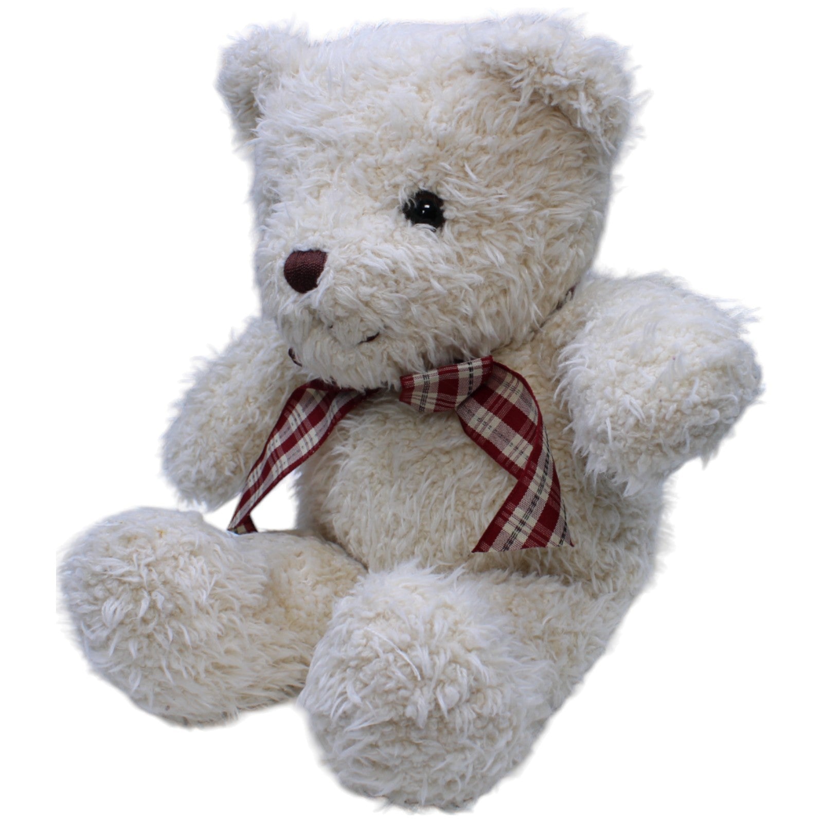 1236701 Unbekannt Großer Teddybär mit Schleife, beige Kuscheltier Kumpel Leo Bär Gebraucht Teddy