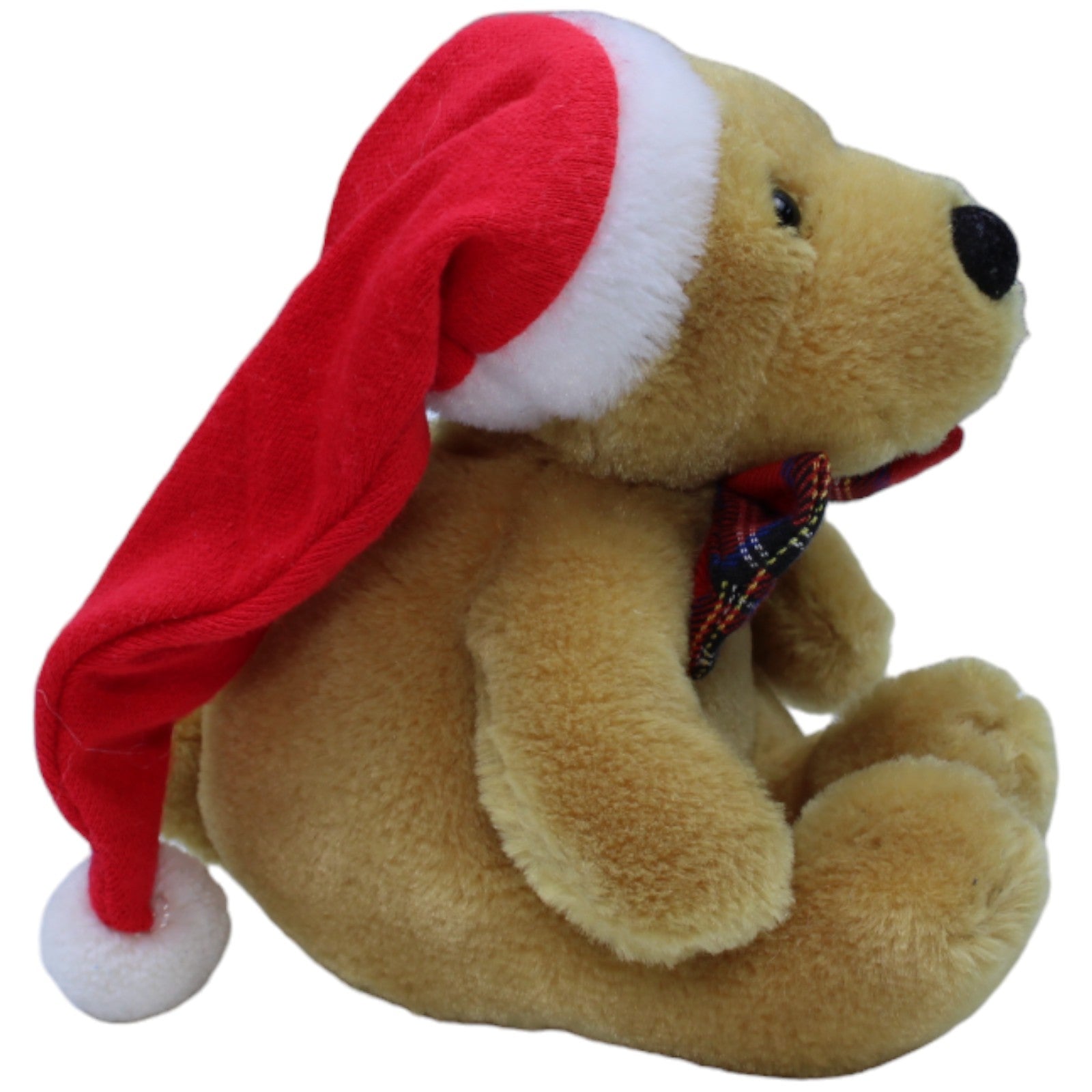 1236711 Unbekannt Weihnachtlicher Mini - Bär mit Fliege, sitzend Kuscheltier Kumpel Leo Bär Gebraucht Teddy