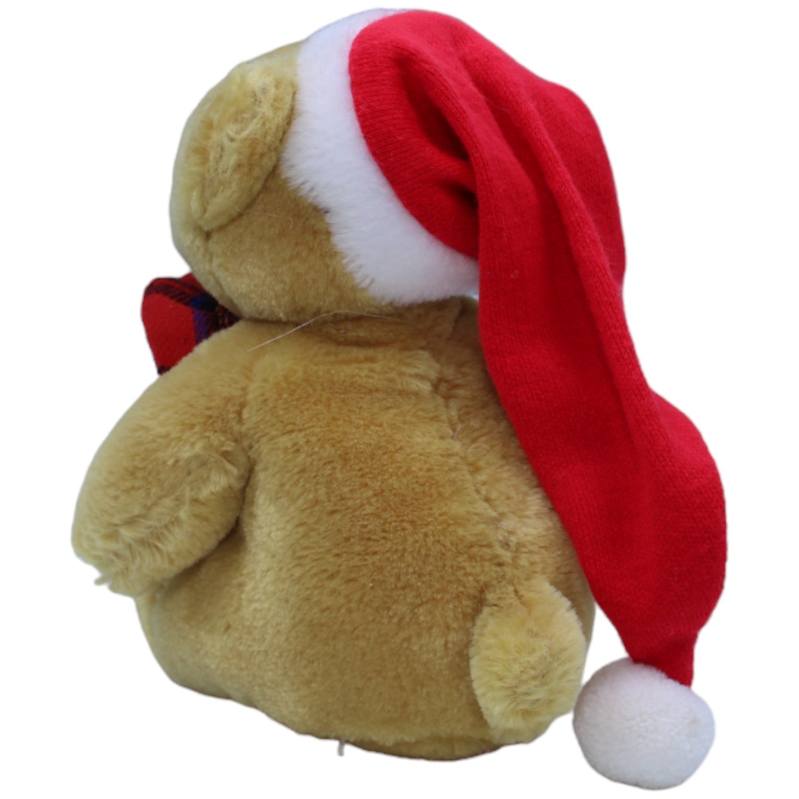 1236711 Unbekannt Weihnachtlicher Mini - Bär mit Fliege, sitzend Kuscheltier Kumpel Leo Bär Gebraucht Teddy