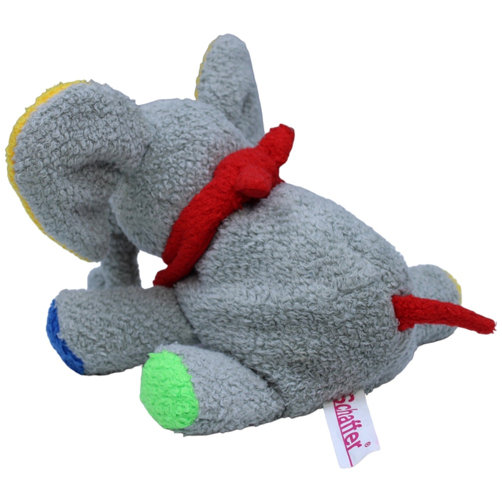 1236733 Rudolf Schaffer Collection Bunter Elefant mit Rassel Kuscheltier Kumpel Leo Gebraucht