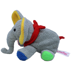 1236733 Rudolf Schaffer Collection Bunter Elefant mit Rassel Kuscheltier Kumpel Leo Gebraucht