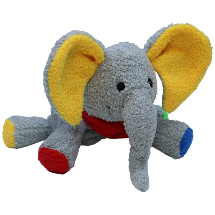 1236733 Rudolf Schaffer Collection Bunter Elefant mit Rassel Kuscheltier Kumpel Leo Gebraucht