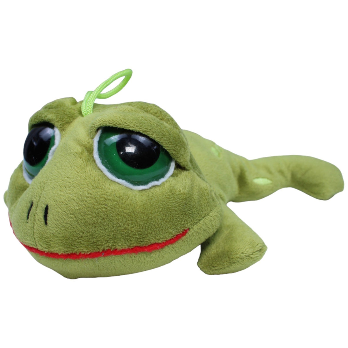 1236740 Unbekannt Grüner Frosch mit großen Augen, liegend Kuscheltier Kumpel Leo Gebraucht