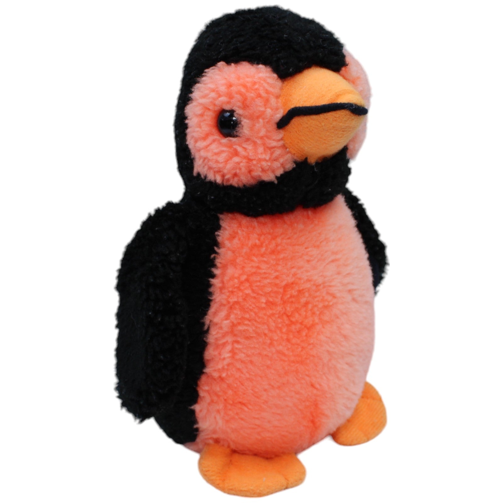 1236749 Unbekannt Pinguin orange - schwarz, stehend Kuscheltier Kumpel Leo Gebraucht