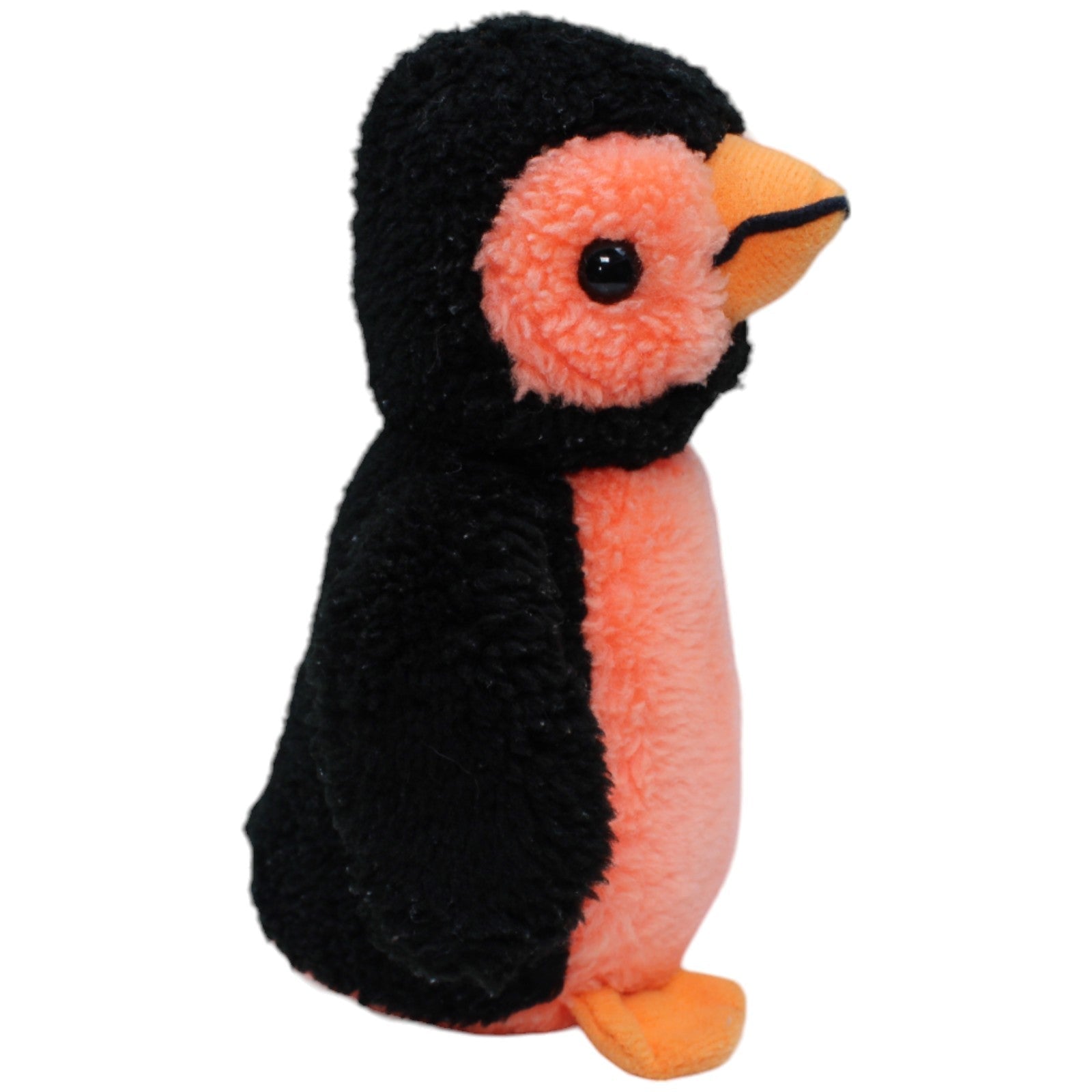 1236749 Unbekannt Pinguin orange - schwarz, stehend Kuscheltier Kumpel Leo Gebraucht