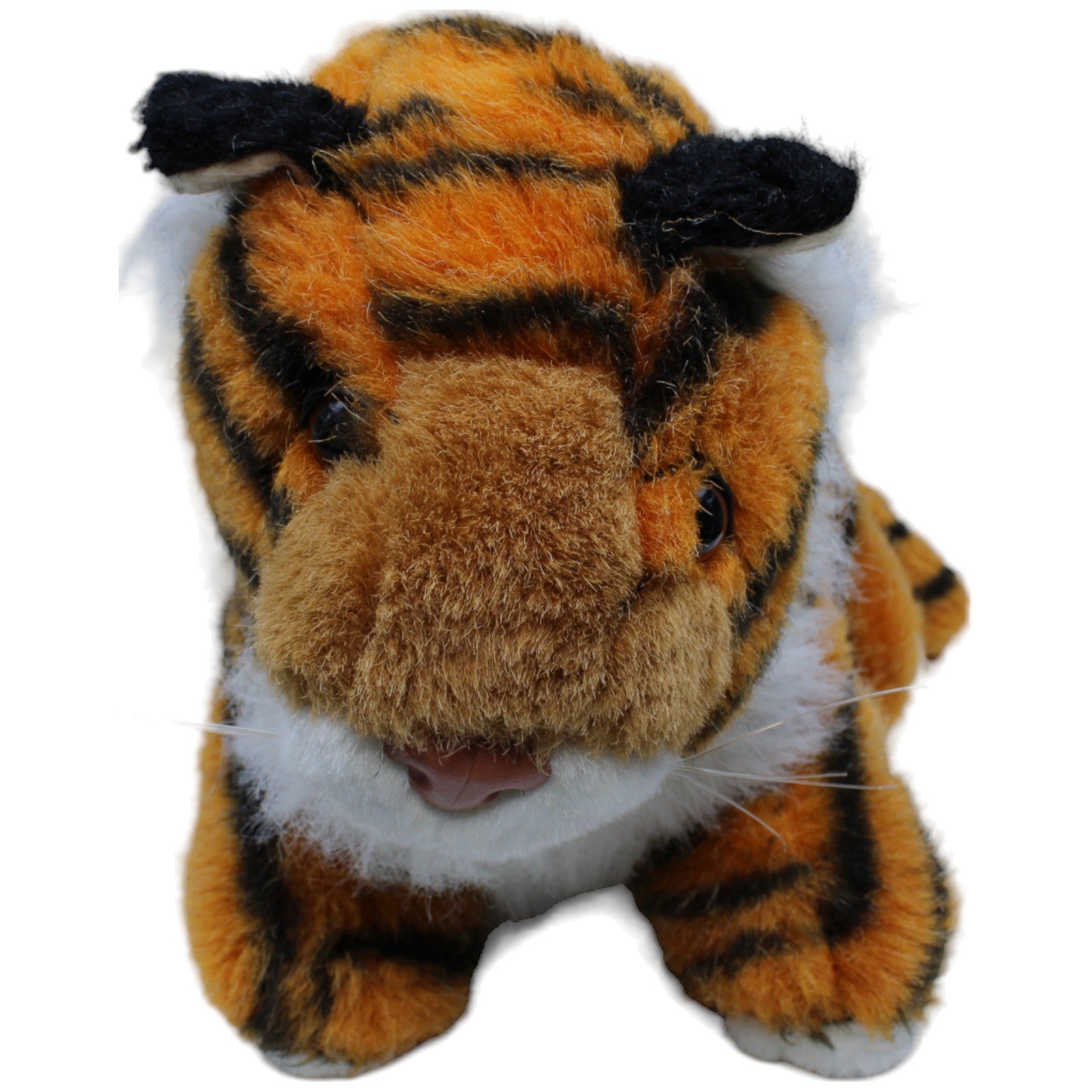 1236751 S+T Kuscheltiere Süßer Tiger, liegend Kuscheltier Kumpel Leo Gebraucht