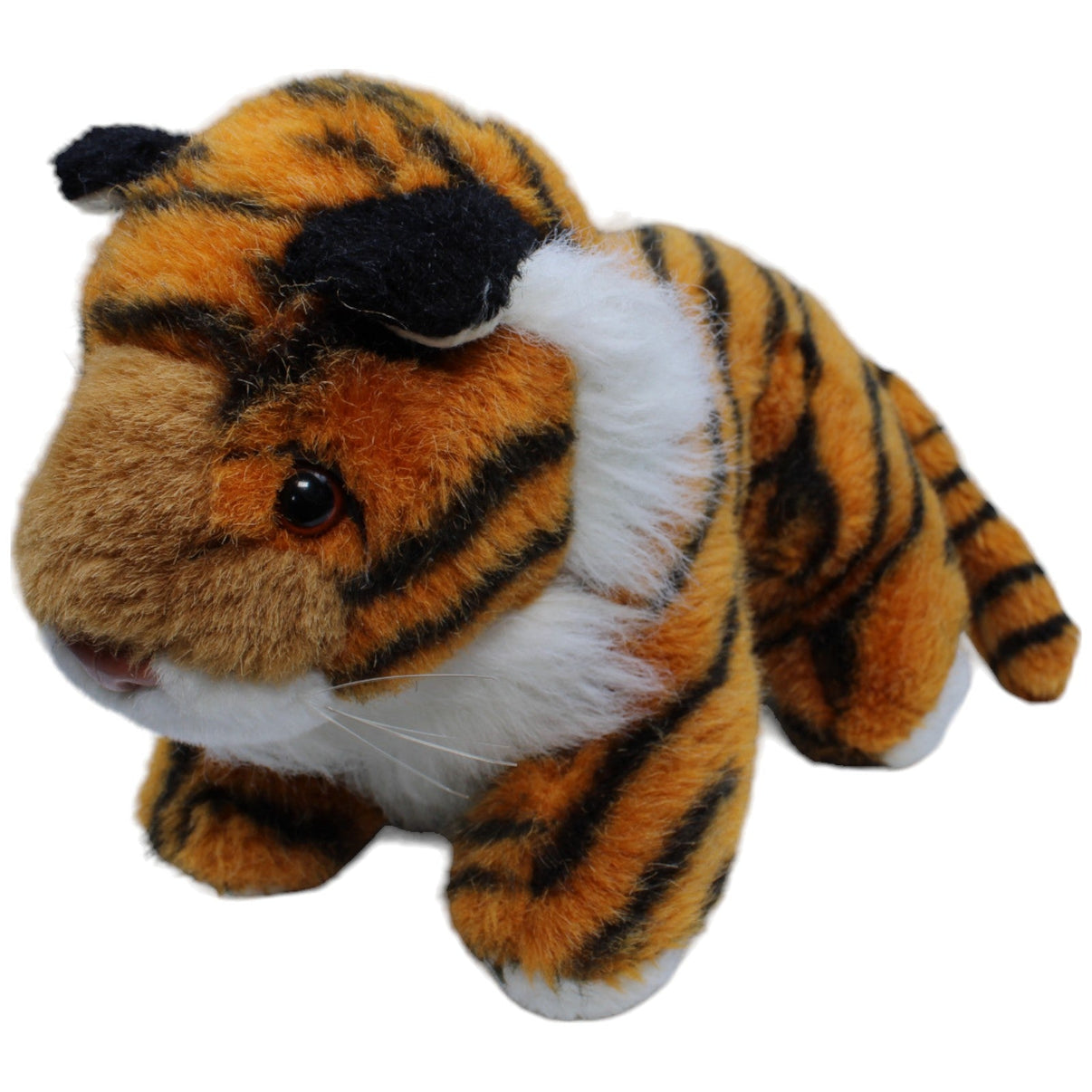 1236751 S+T Kuscheltiere Süßer Tiger, liegend Kuscheltier Kumpel Leo Gebraucht