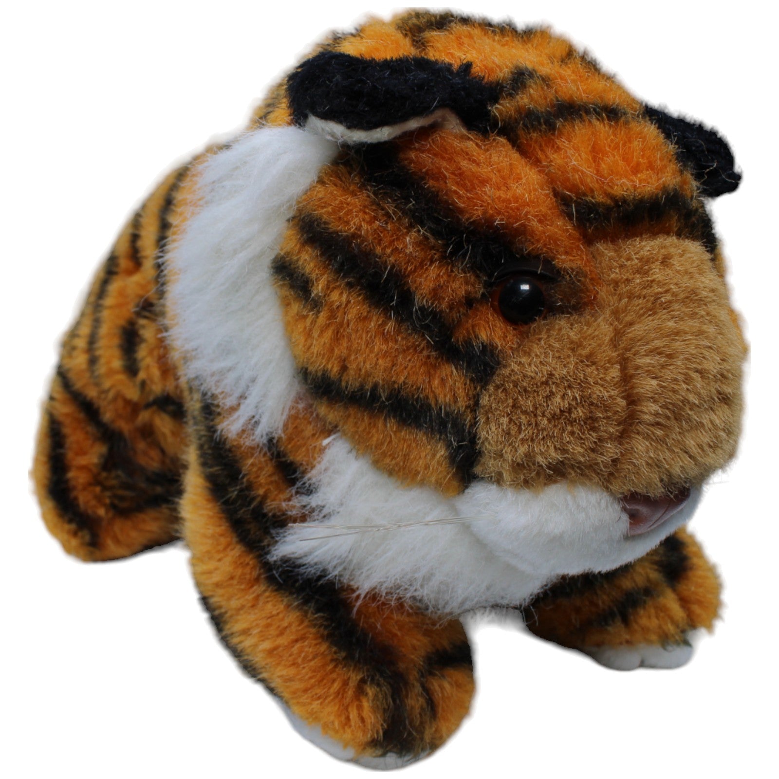 1236751 S+T Kuscheltiere Süßer Tiger, liegend Kuscheltier Kumpel Leo Gebraucht