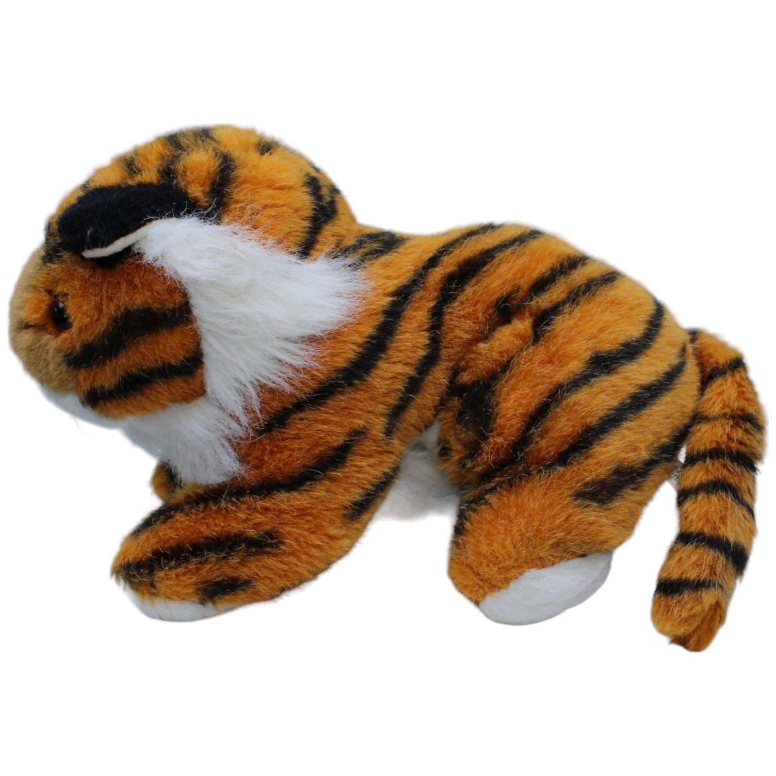 1236751 S+T Kuscheltiere Süßer Tiger, liegend Kuscheltier Kumpel Leo Gebraucht