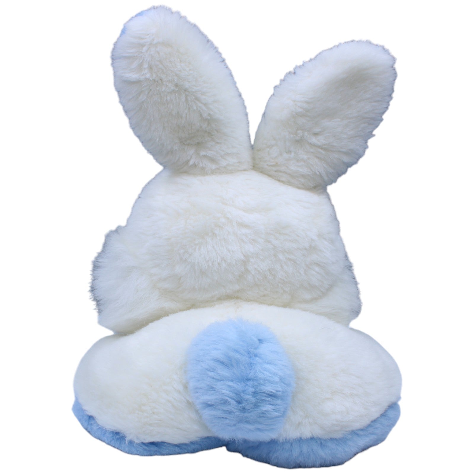 1236761 Unbekannt Sitzender Hase, weiß - blau Kuscheltier Kumpel Leo Gebraucht Kaninchen Osterhase