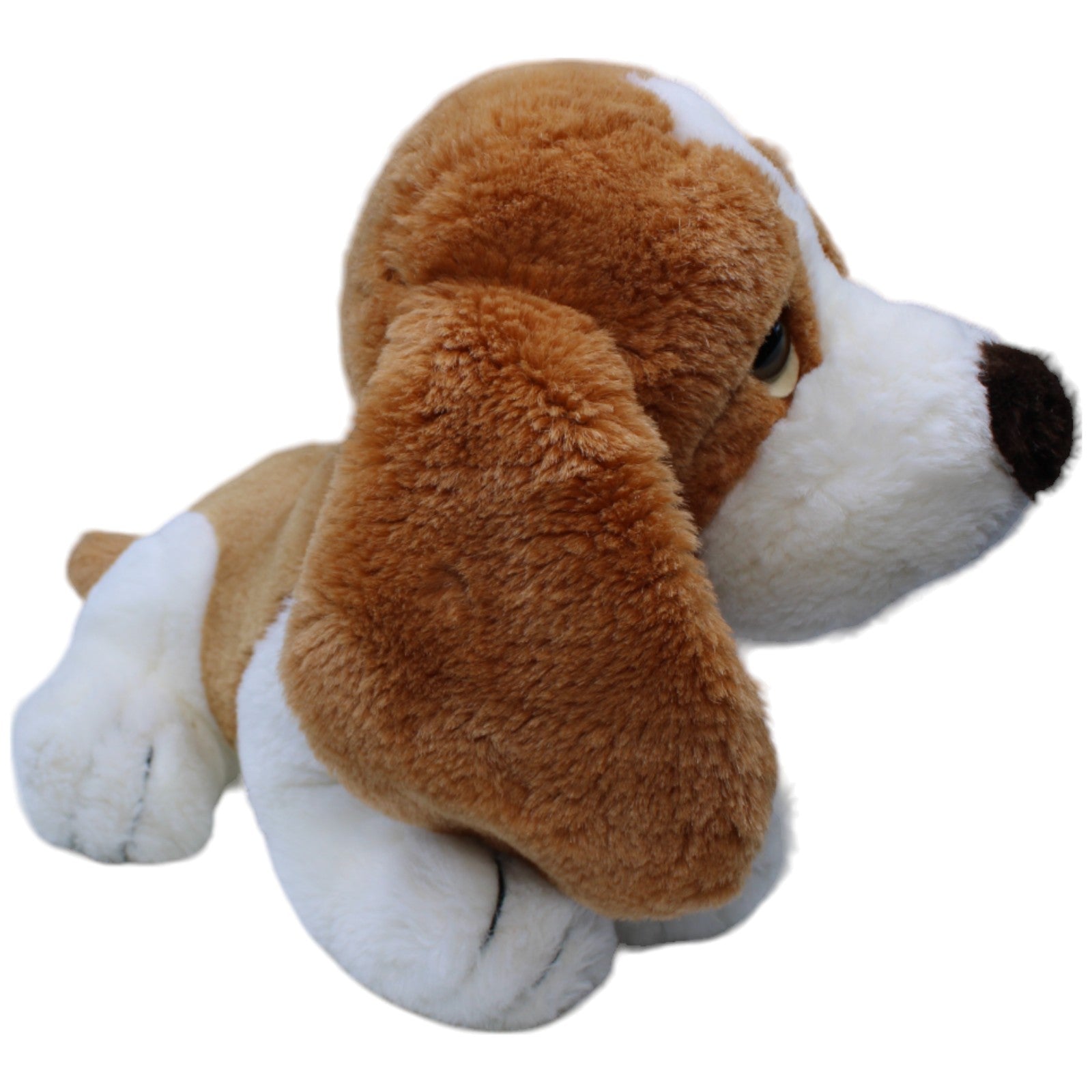 1236763 Russ Berrie Süßer Basset Hound, Chunky Kuscheltier Kumpel Leo Gebraucht Hund