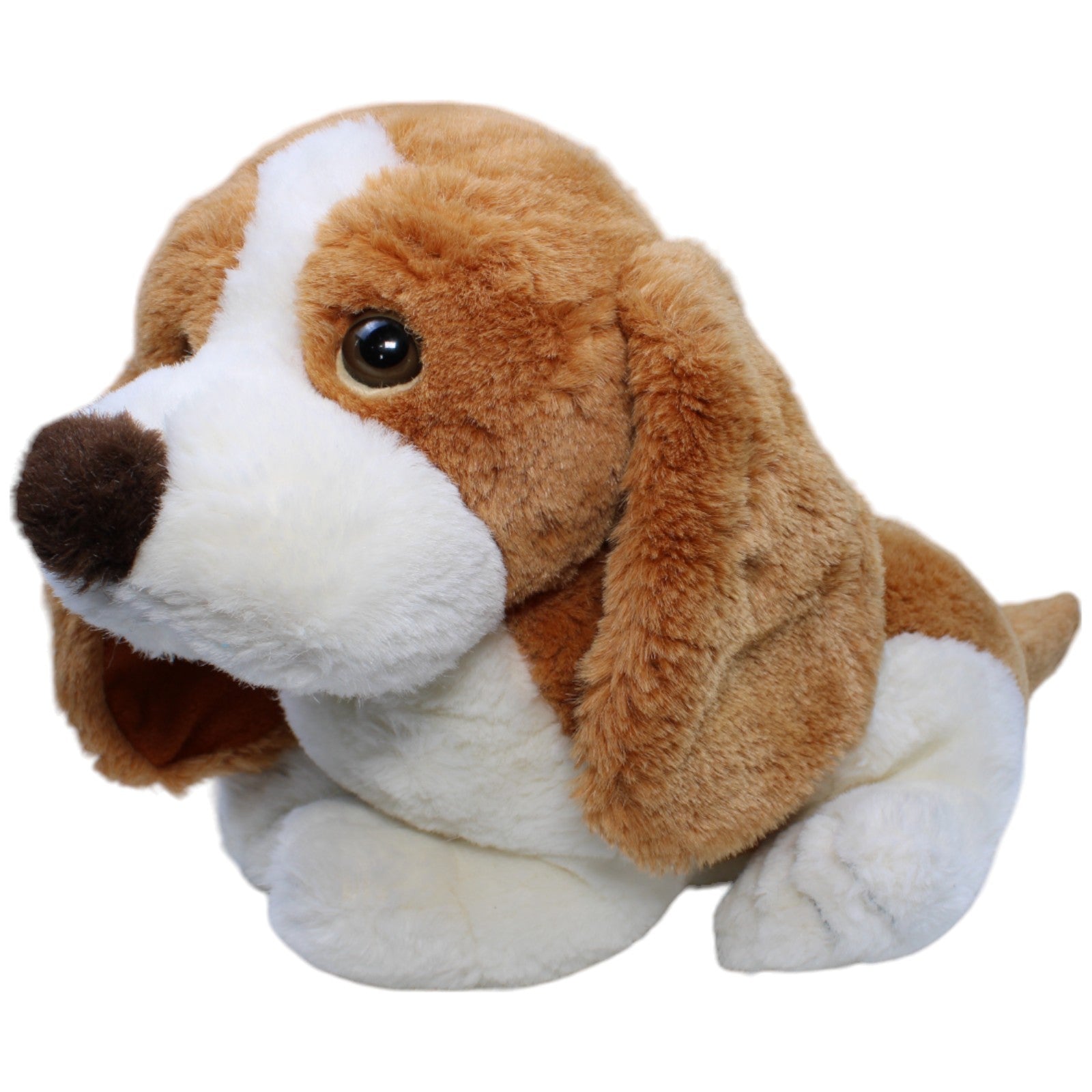 1236763 Russ Berrie Süßer Basset Hound, Chunky Kuscheltier Kumpel Leo Gebraucht Hund