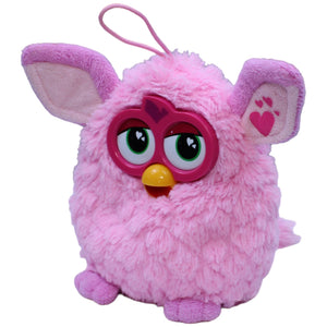 1236783 Famosa Furby mit Herzen 2013, rosa Kuscheltier Kumpel Leo Gebraucht