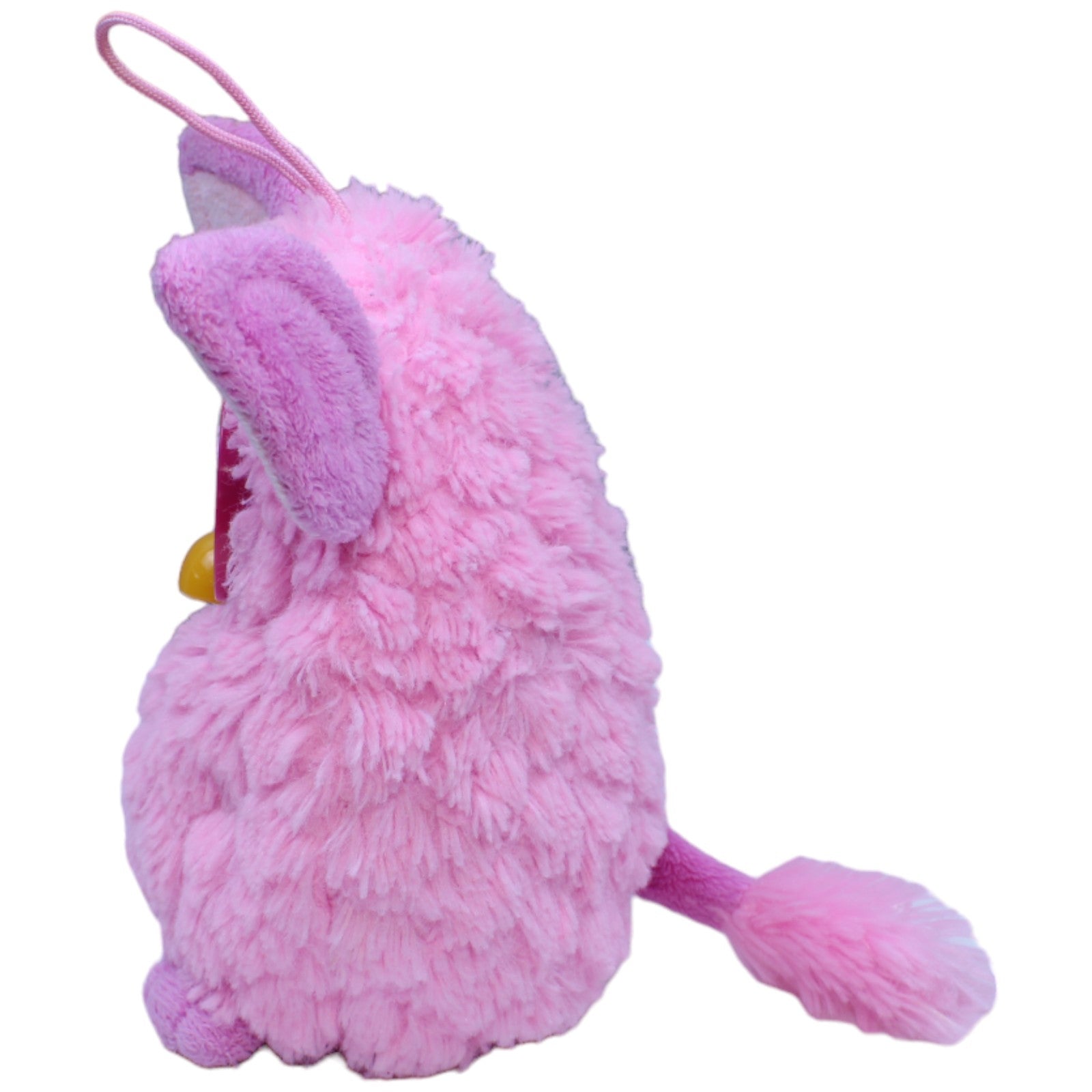 1236783 Famosa Furby mit Herzen 2013, rosa Kuscheltier Kumpel Leo Gebraucht