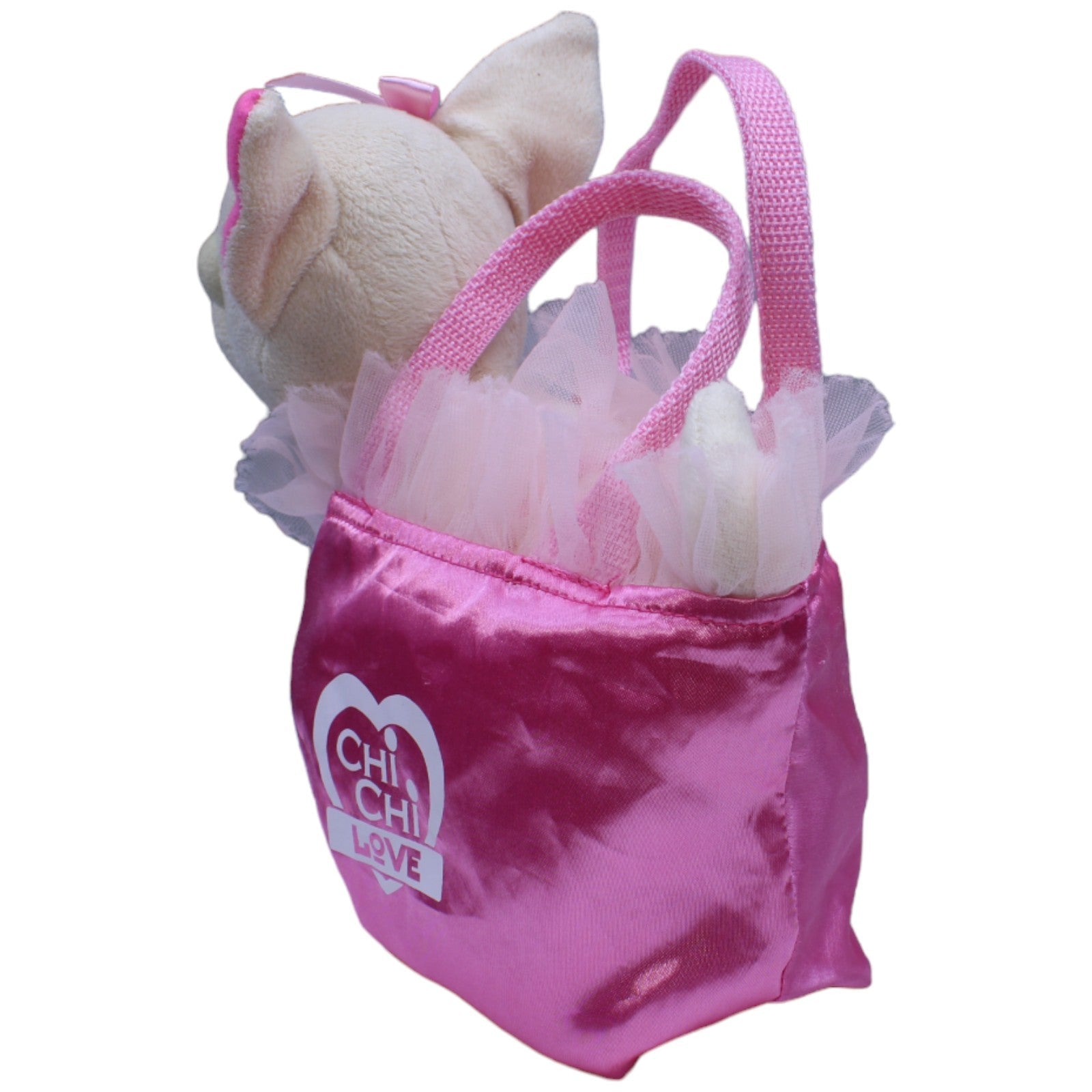 1236797 Simba Chi Chi Love Ballerina, Chihuahua mit Tasche Kuscheltier Kumpel Leo Gebraucht Hund