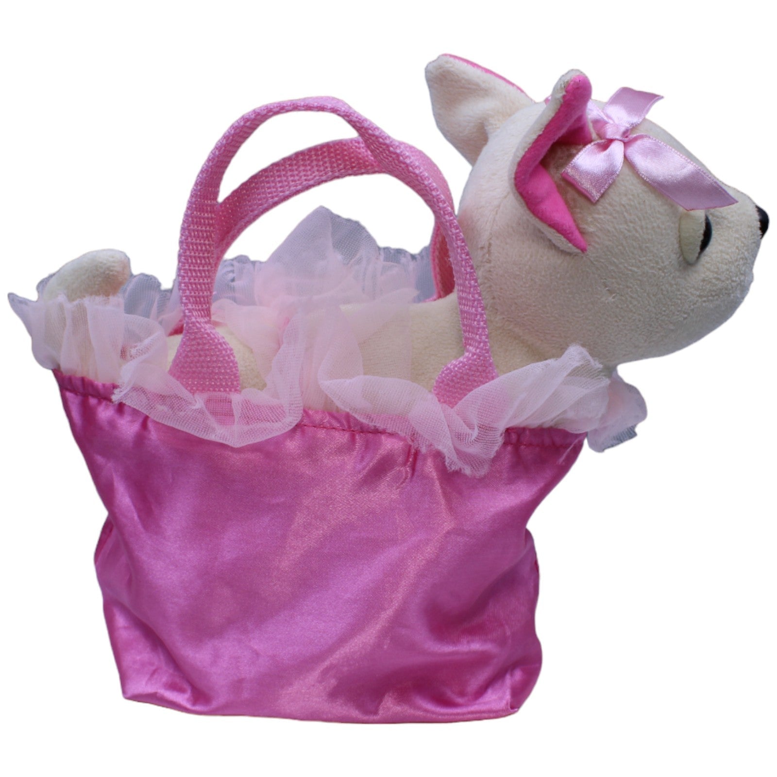 1236797 Simba Chi Chi Love Ballerina, Chihuahua mit Tasche Kuscheltier Kumpel Leo Gebraucht Hund