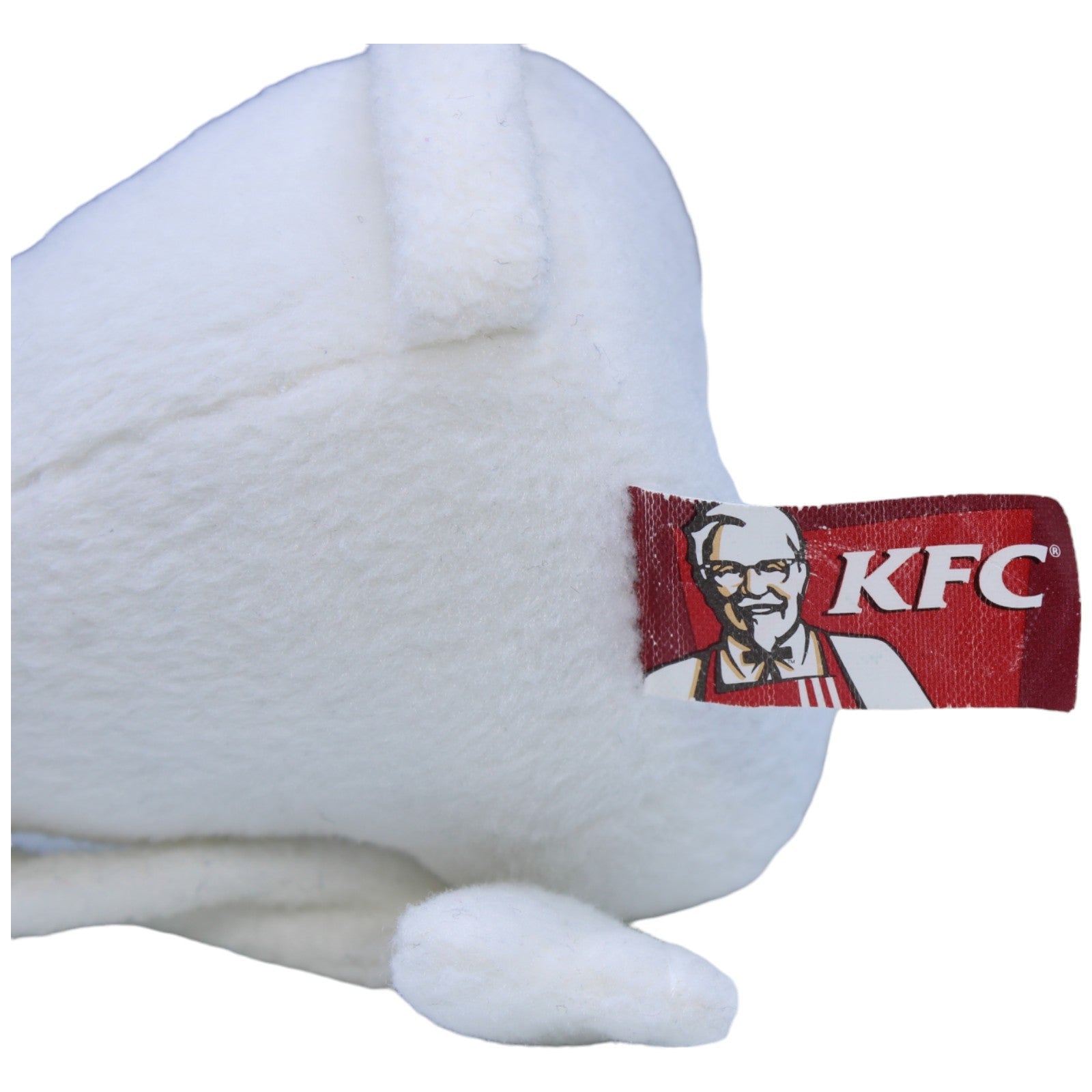 1236804 KFC Weißer Affe, sitzend Kuscheltier Kumpel Leo Gebraucht Weihnachten