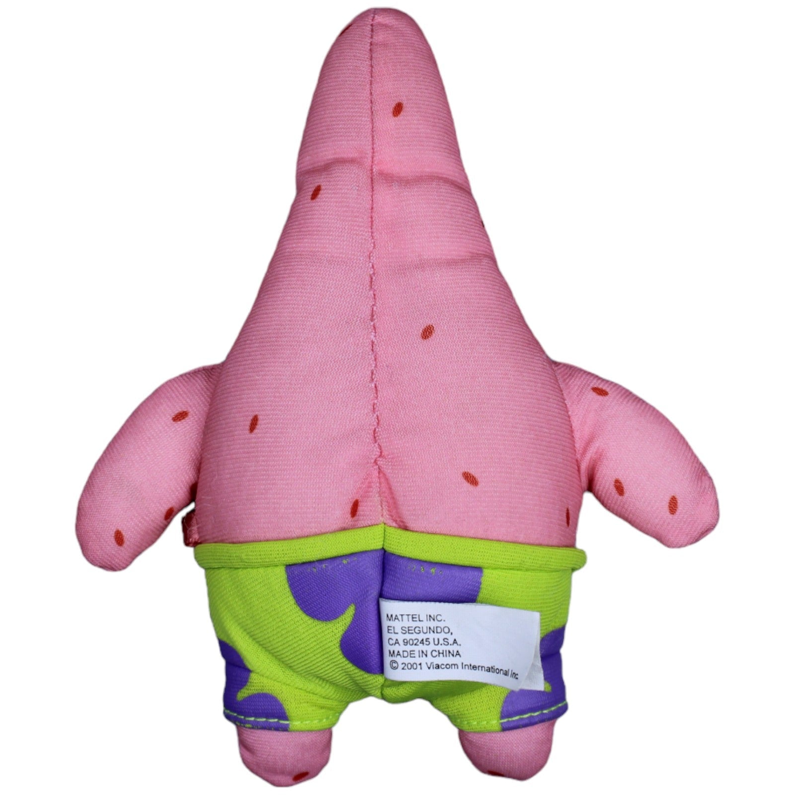 1236841 Mattel Vintage Patrick Star aus Spongebob Schwammkopf Kuscheltier Kumpel Leo Gebraucht Vintage